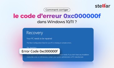 Corriger le Code D’erreur 0xc000000f sous Windows 10/11 : Guide de Réparation du BCD de Démarrage