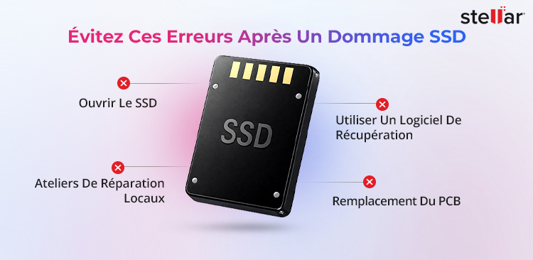 Évitez ces erreurs après un dommage sur votre SSD