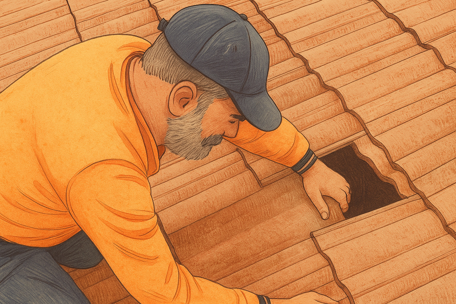 les bardeaux sont disposés sur un toit